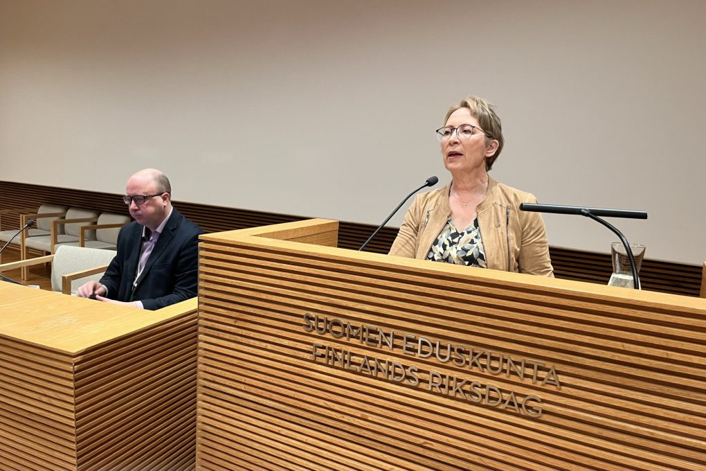 Puheenjohtaja Essayah kiitti KD-vastuunkantajia vaalituloksesta - "Meille annettiin entistä enemmän vastuuta ja valtaa"